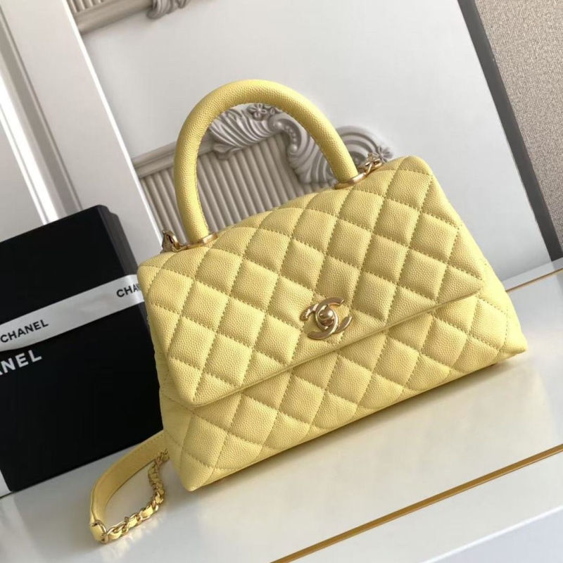 Ch**el top handle bags